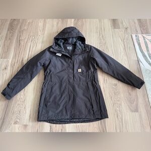 Carhartt Black Storm Defender Insulated Relaxed Fit Jacket NWT Women’s Size S